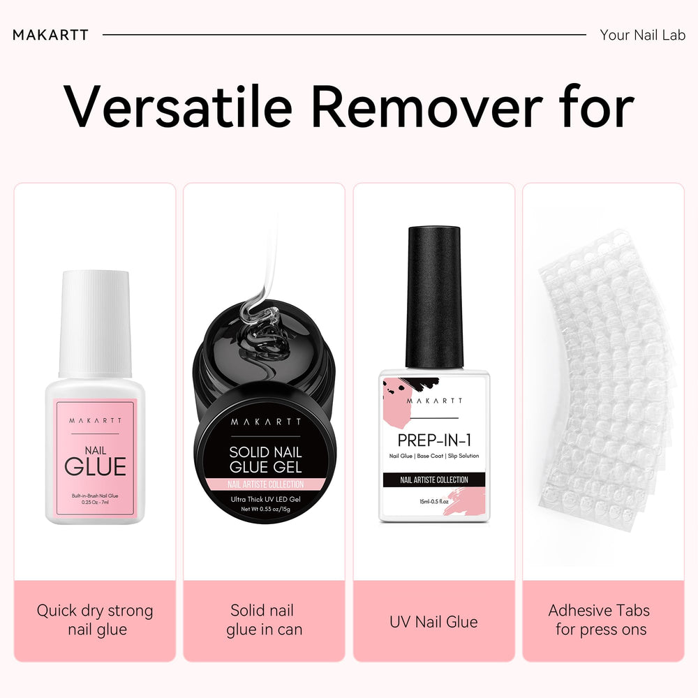 Remover in action on a press-on nail for efficient lift