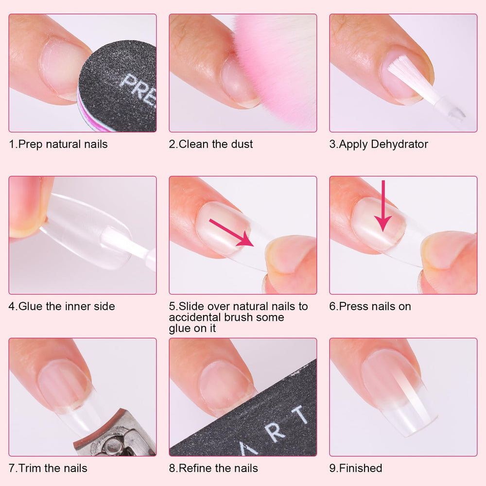 Makartt solución para reparar uñas rotas con adhesión precisa