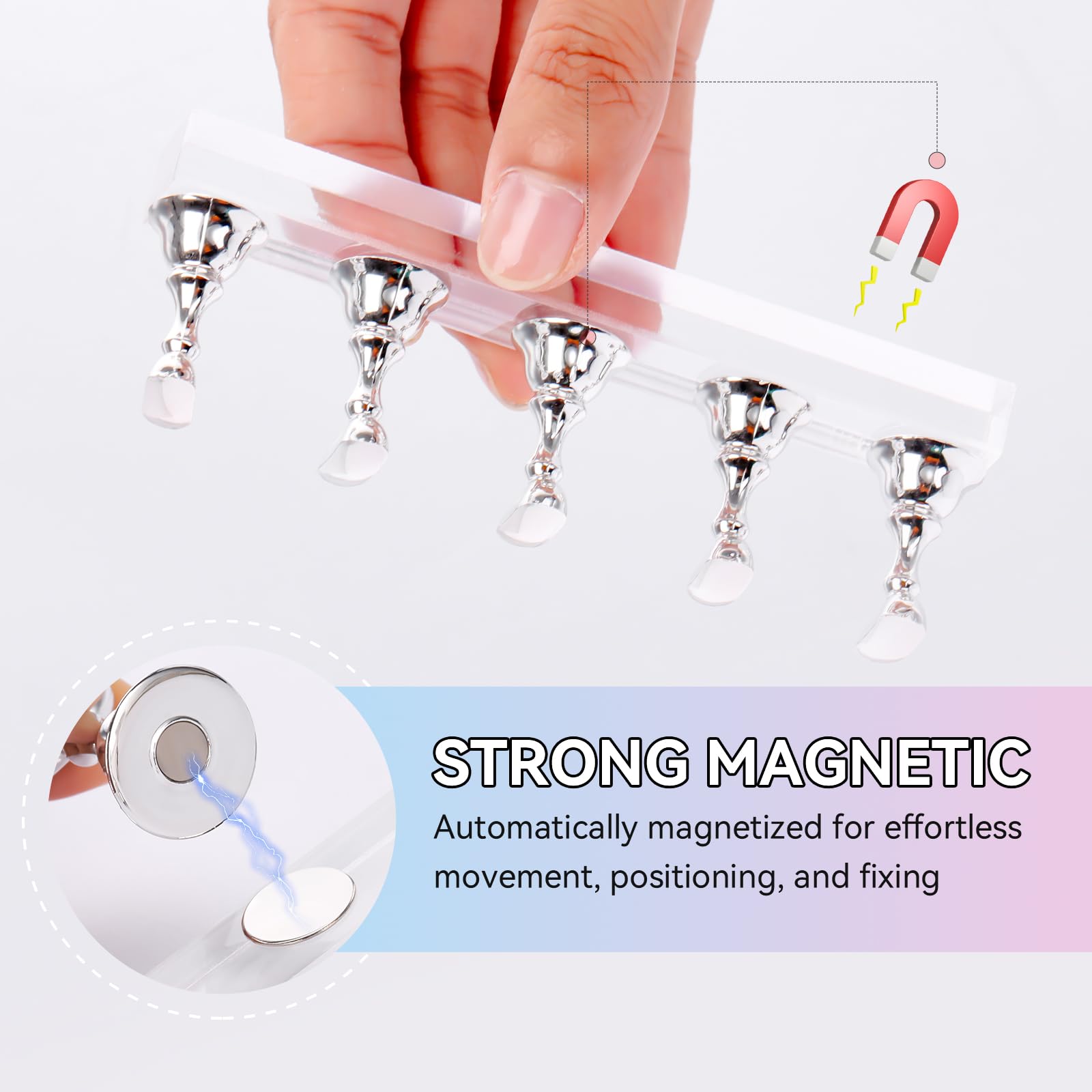 Makartt: soporte magnético para fijar diseños de uñas con seguridad