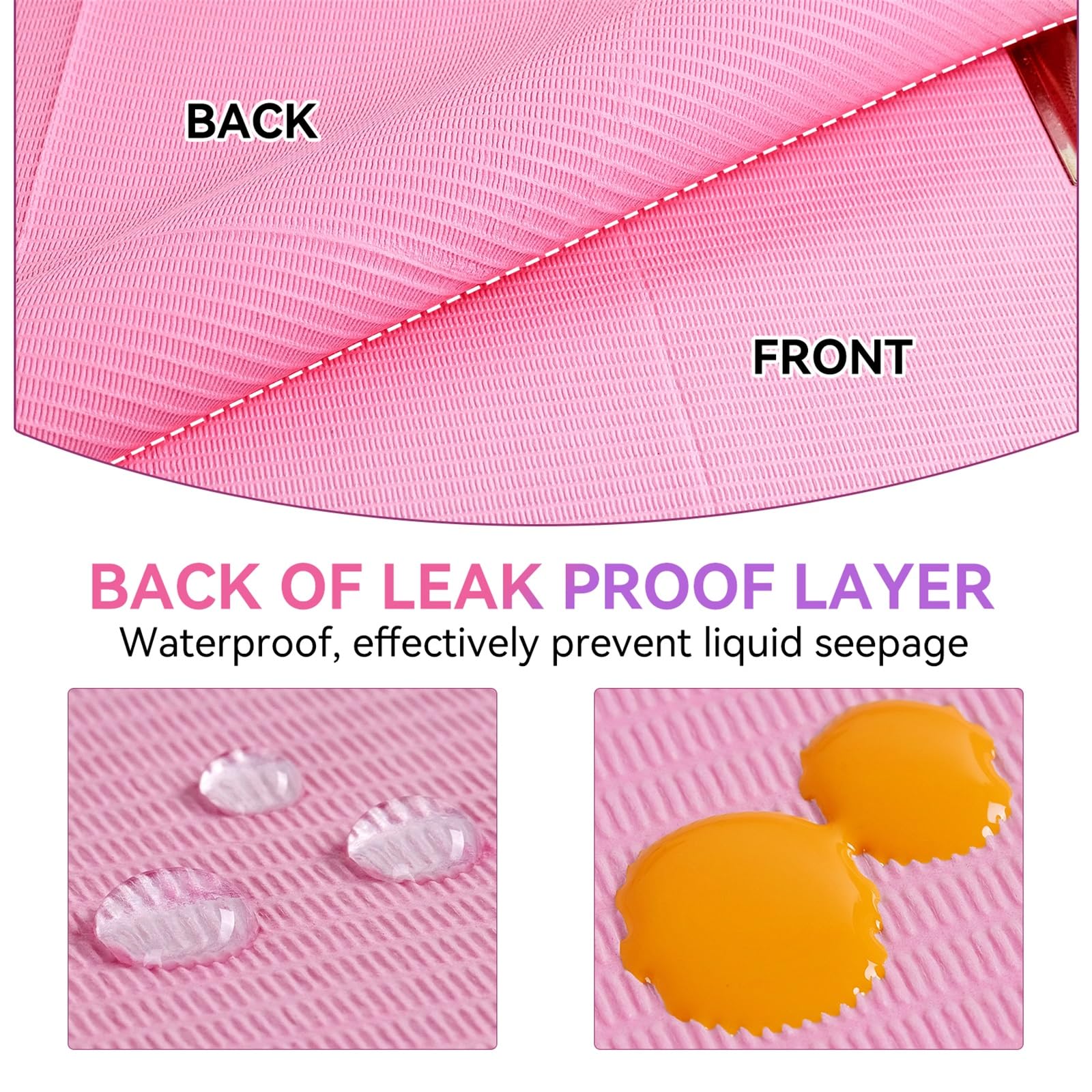 Tapete Makartt para uñas, reverso impermeable para mesa limpia