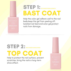 Makartt Top Coat Brillo Sin Residuos: brillo intenso sin necesidad de limpiar al finalizar.
