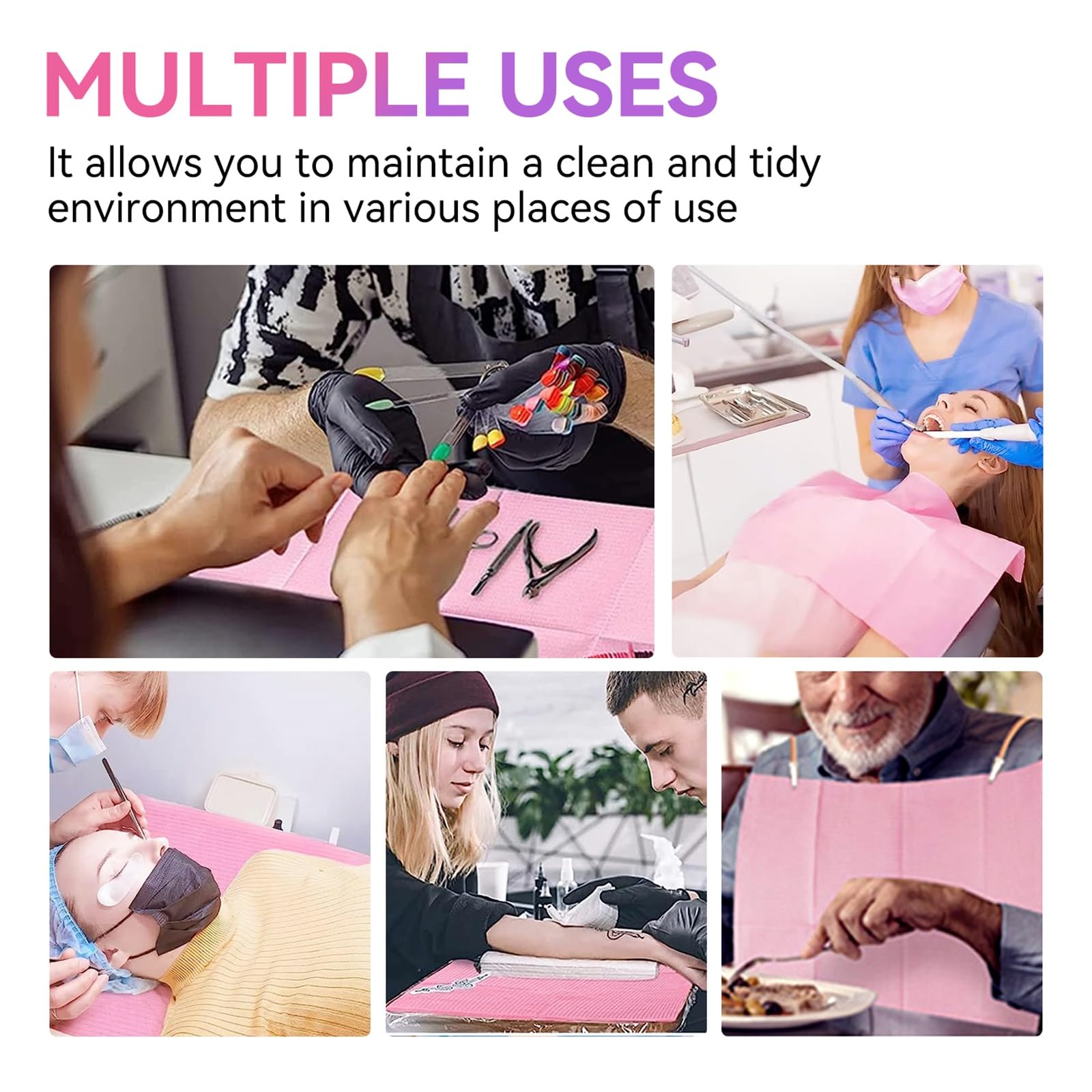 Uso múltiple Makartt, tapete de uñas para limpieza y organización