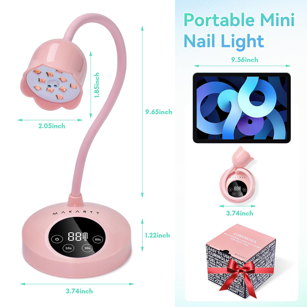 Makartt pink UV Nail Lamp gift-ready packaging for nail lovers.