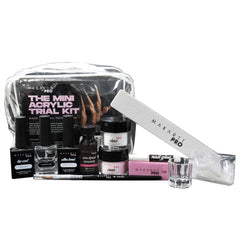 MakarttPro mini kit acrílico rosa, polvo base suave ideal para practicar técnicas iniciales