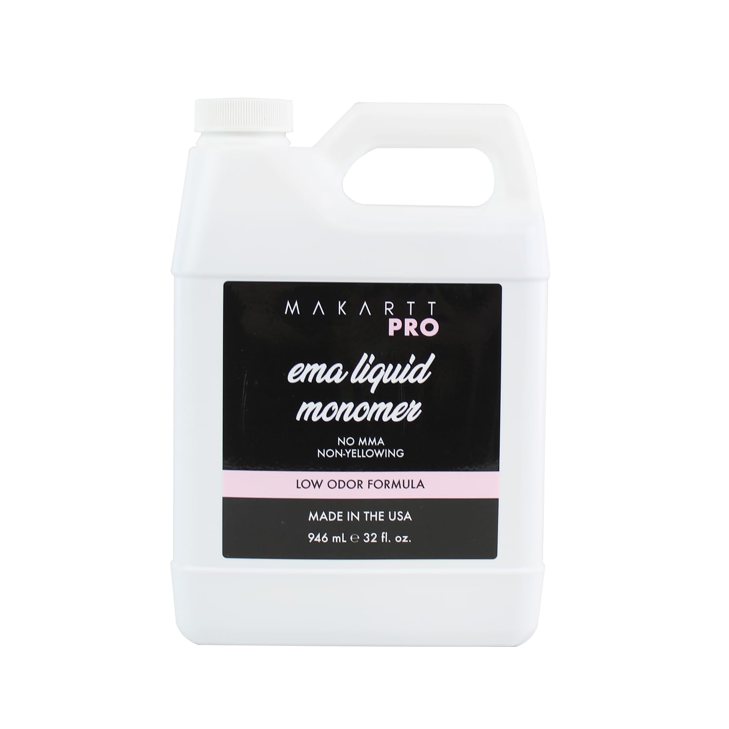 MakarttPro monómero acrílico olor bajo, botella de gran volumen para sesiones prolongadas.