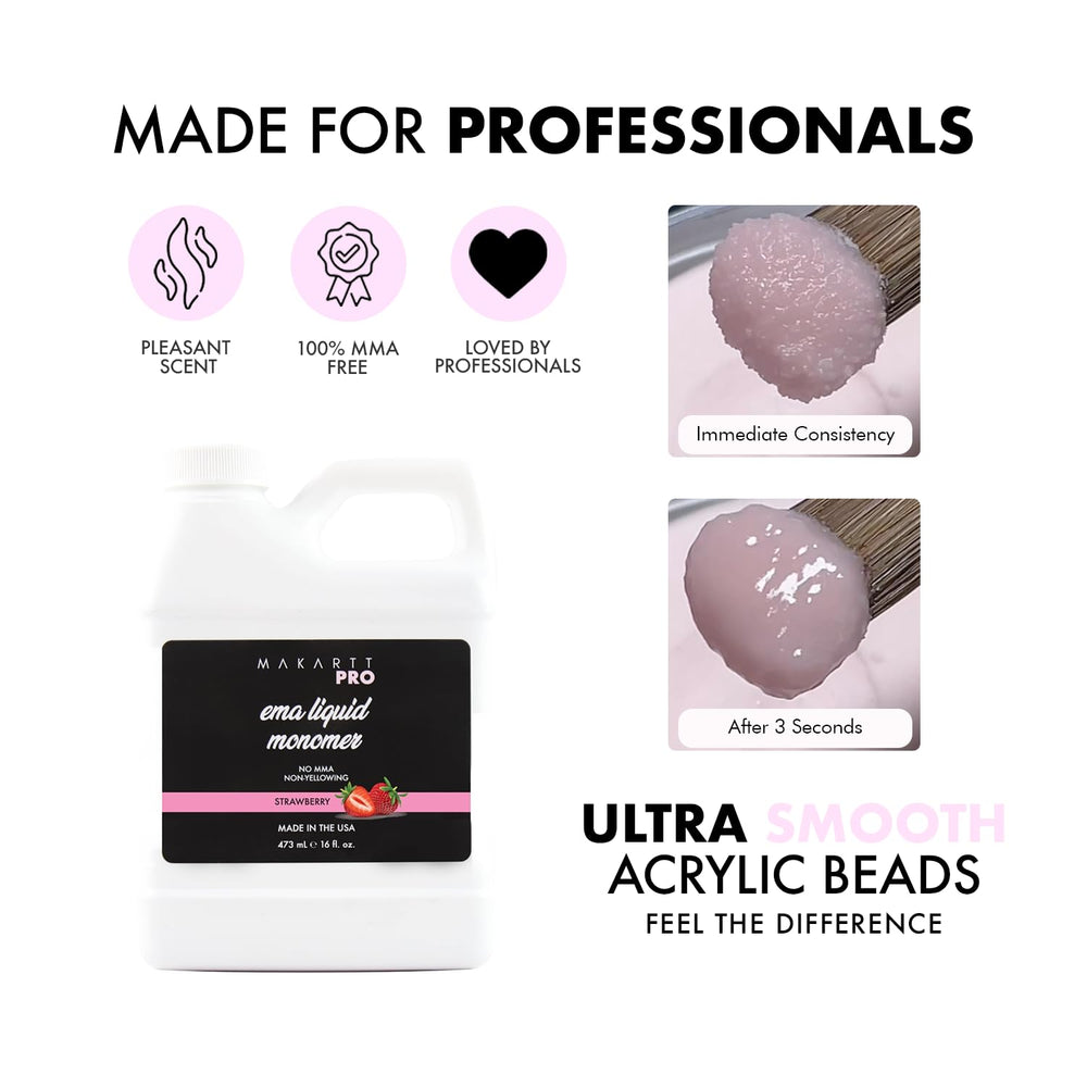 MakarttPro monómero aroma fresa hecho en EE.UU. garantiza calidad profesional.