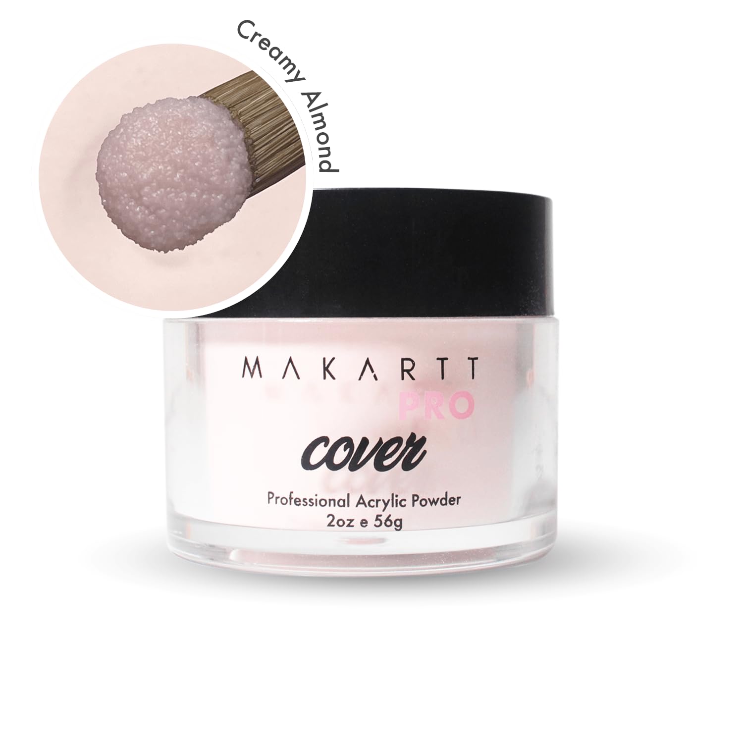 MakarttPro polvo acrílico: aplicación suave con acabado uniforme.