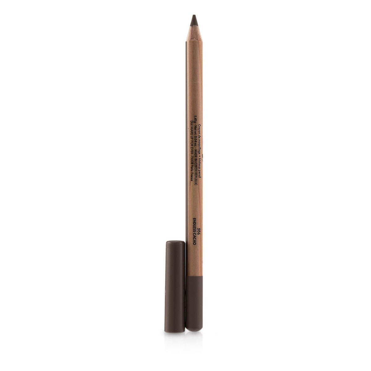 Make Up For Ever Artist Color Pencil 506 Endless Cacao, uso boca, color suave y acabado mate.
