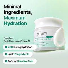 La crema MAKEP:REM Safe Me Relief tiene textura yogur suave para uso diario.