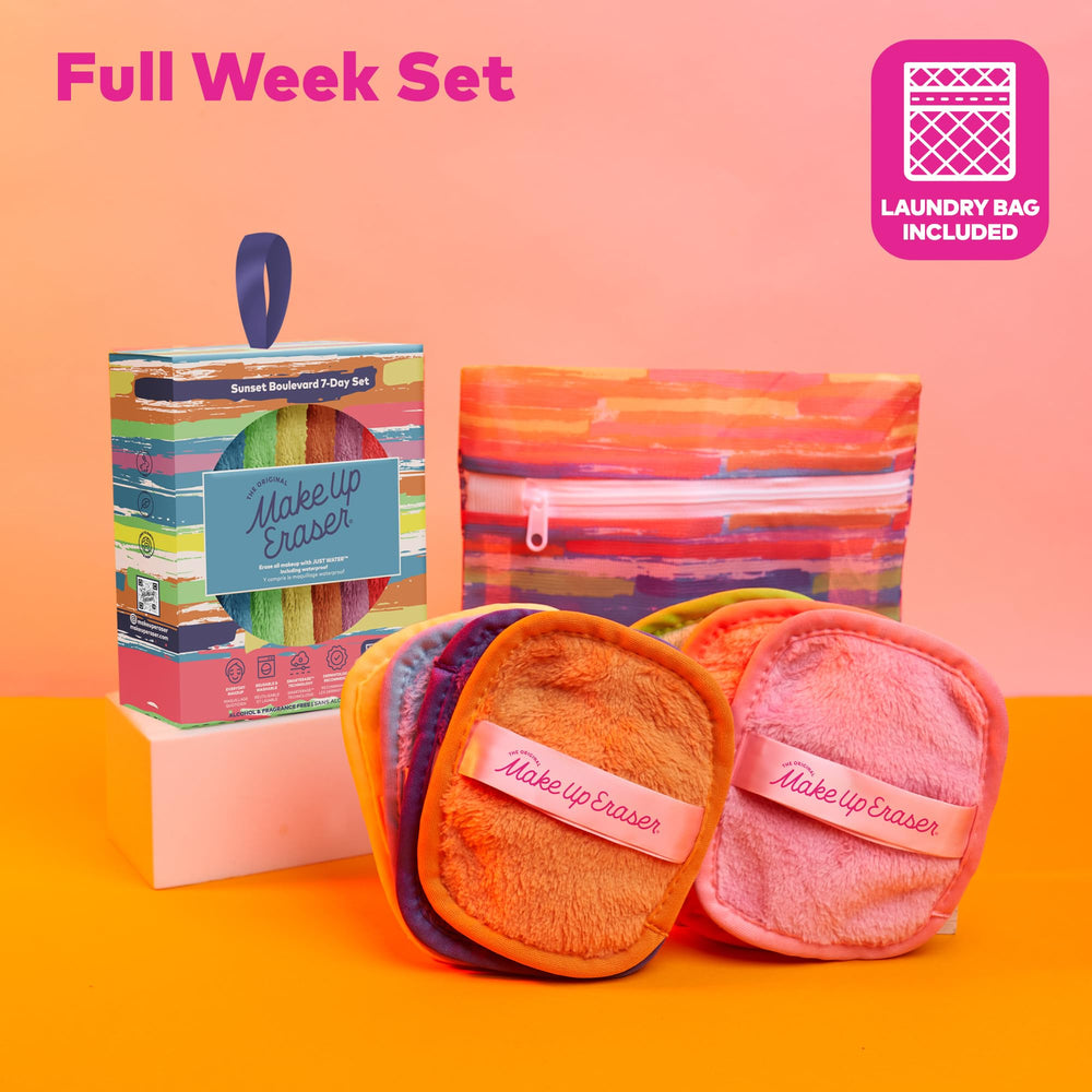 MakeUp Eraser conjunto7 set de 7 días para rutina diaria.