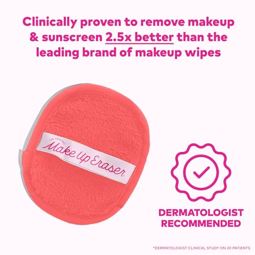 MakeUp Eraser conjunto7 uso con agua retira maquillaje a prueba de agua.