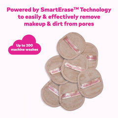 MakeUp Eraser desmaquillante-agua-fundacion: limpia base sin aceite, piel suave