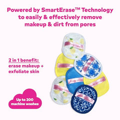 MakeUp Eraser de dos caras desmaquilla y exfolia suavemente la piel
