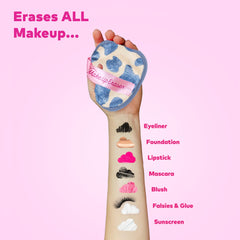 MakeUp Eraser – Eau uniquement: retire le maquillage résistant à l'eau sans produit.