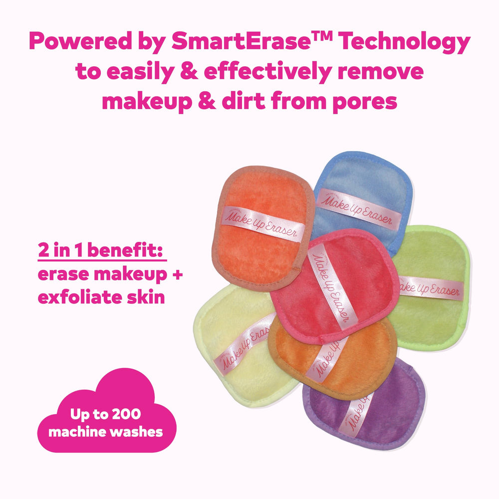 MakeUp Eraser elimina maquillaje resistente con solo agua.