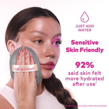 MakeUp Eraser exfoliación: lado exfoliante para poros limpios