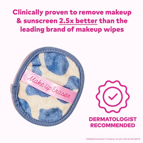 MakeUp Eraser – Fibres courtes: efface le maquillage en douceur.