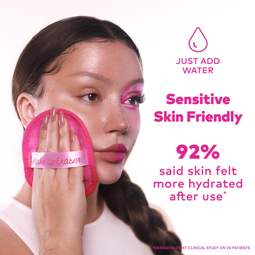 MakeUp Eraser Original Pink 7-Dias Set sin alcohol para piel sensible.