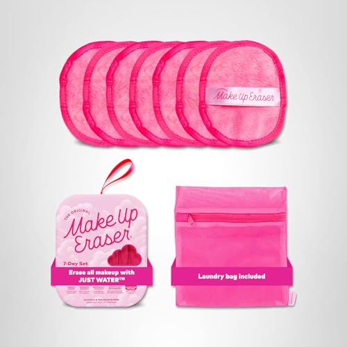 MakeUp Eraser Original Pink 7-Dias Set ideal para rutina diaria sin irritaciones.