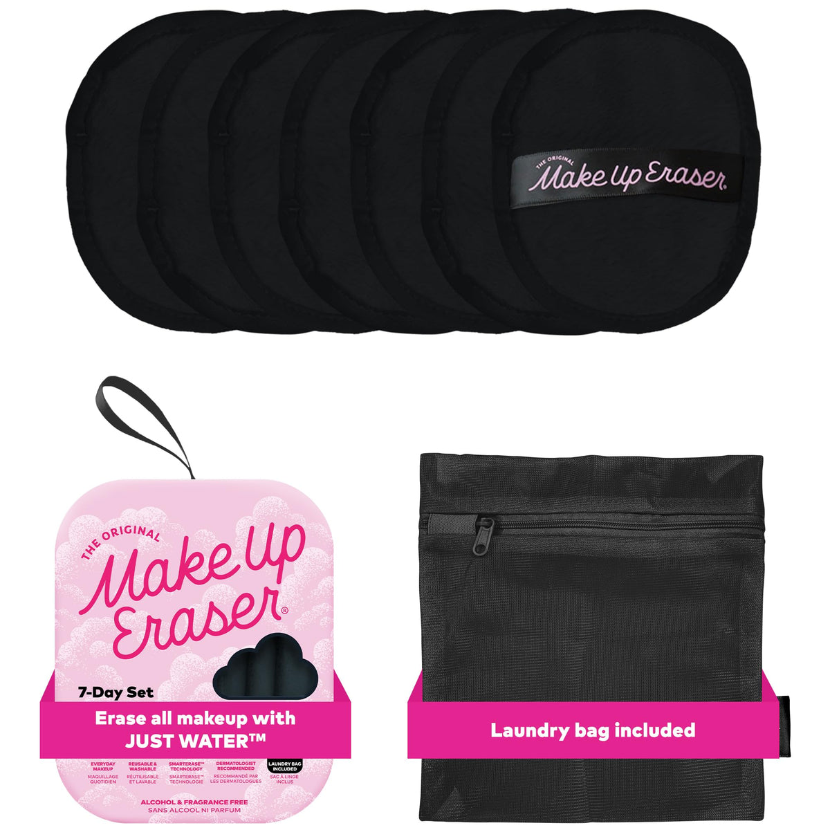 MakeUp Eraser Original Set 7 Días: empaque elegante para guardar o regalar