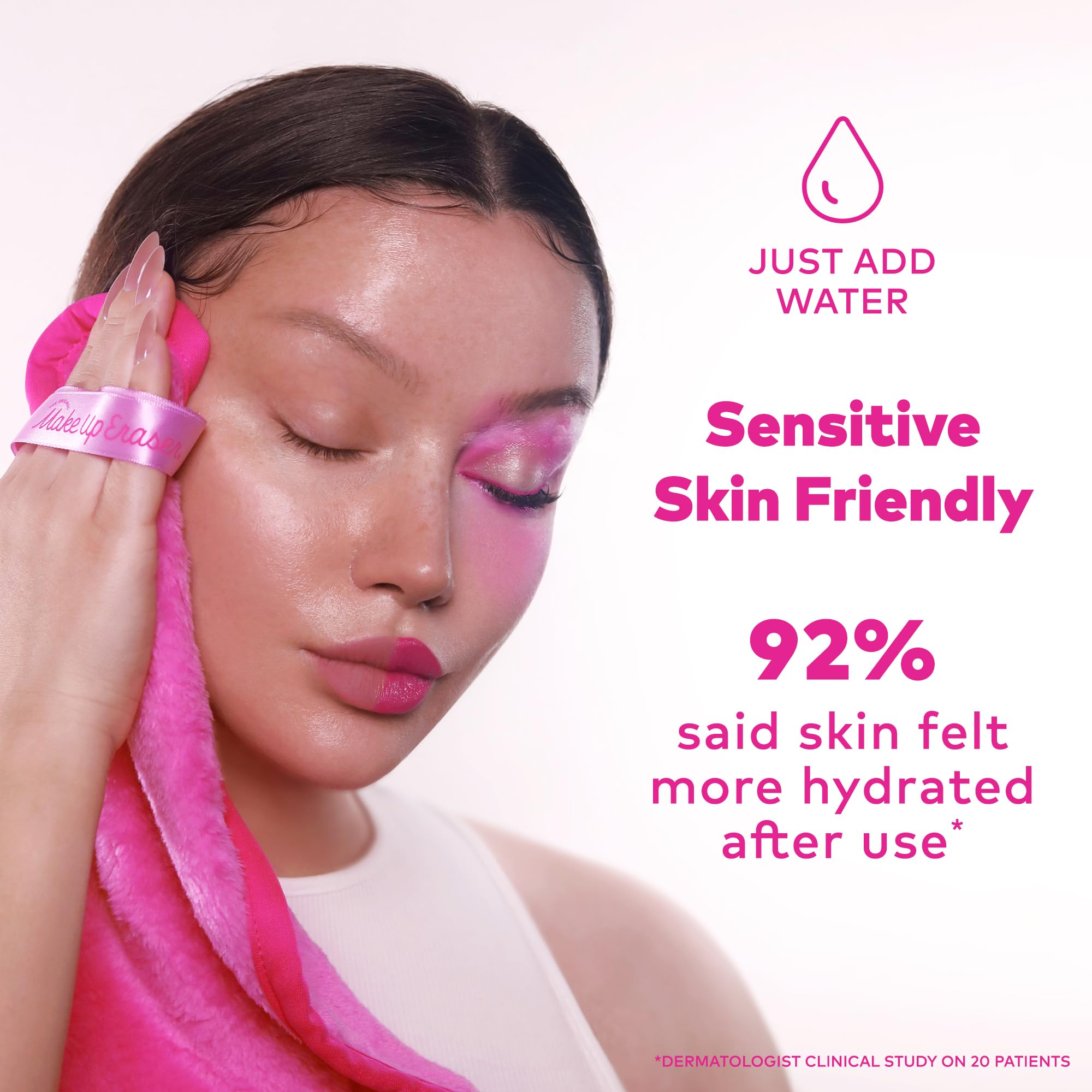 MakeUp Eraser Pro diseño sostenible, reduce residuos.