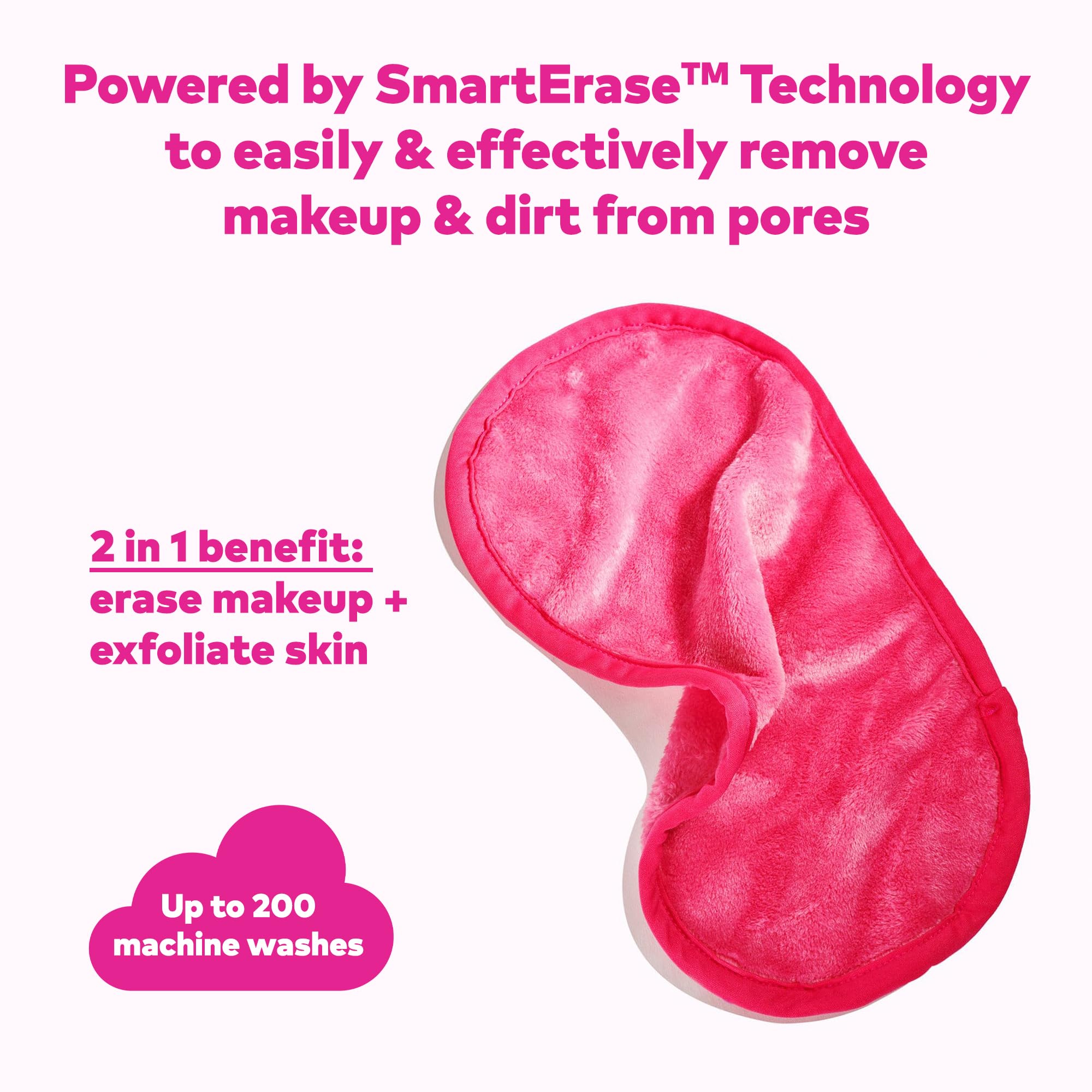 MakeUp Eraser Pro exfoliacion suave, cuida la piel tras desmaquillar.