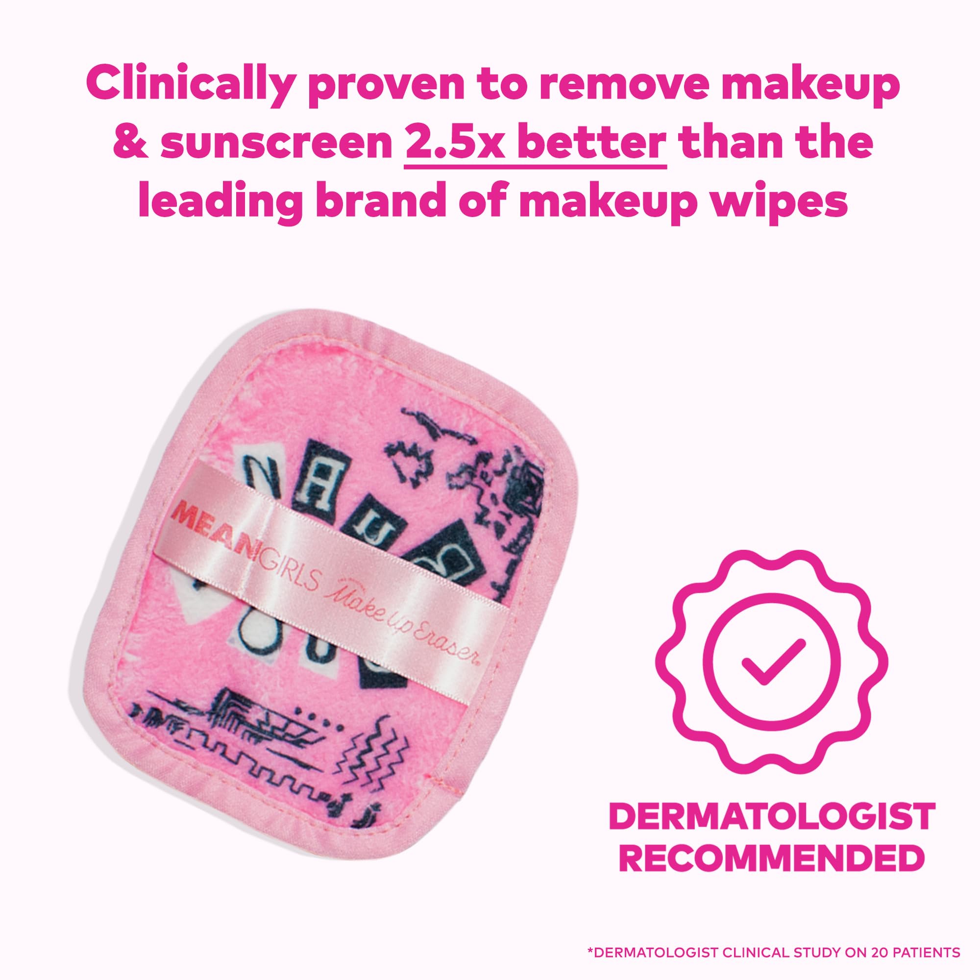 MakeUp Eraser 7 días: dos lados, limpieza y exfoliación suave.