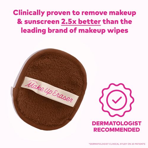 MakeUp Eraser Original Set7: doble cara para limpieza y exfoliación suave.