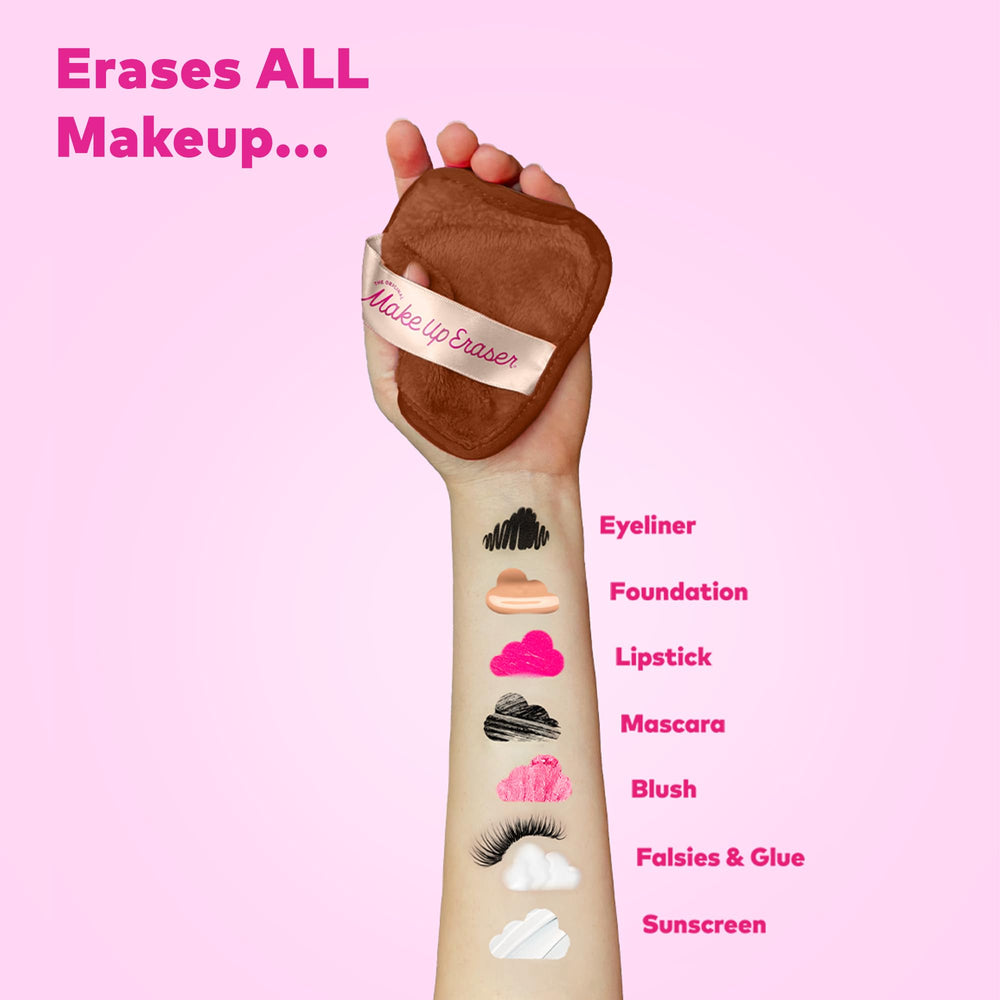 MakeUp Eraser Original Set7: microfibra suave cuida la piel sensible.