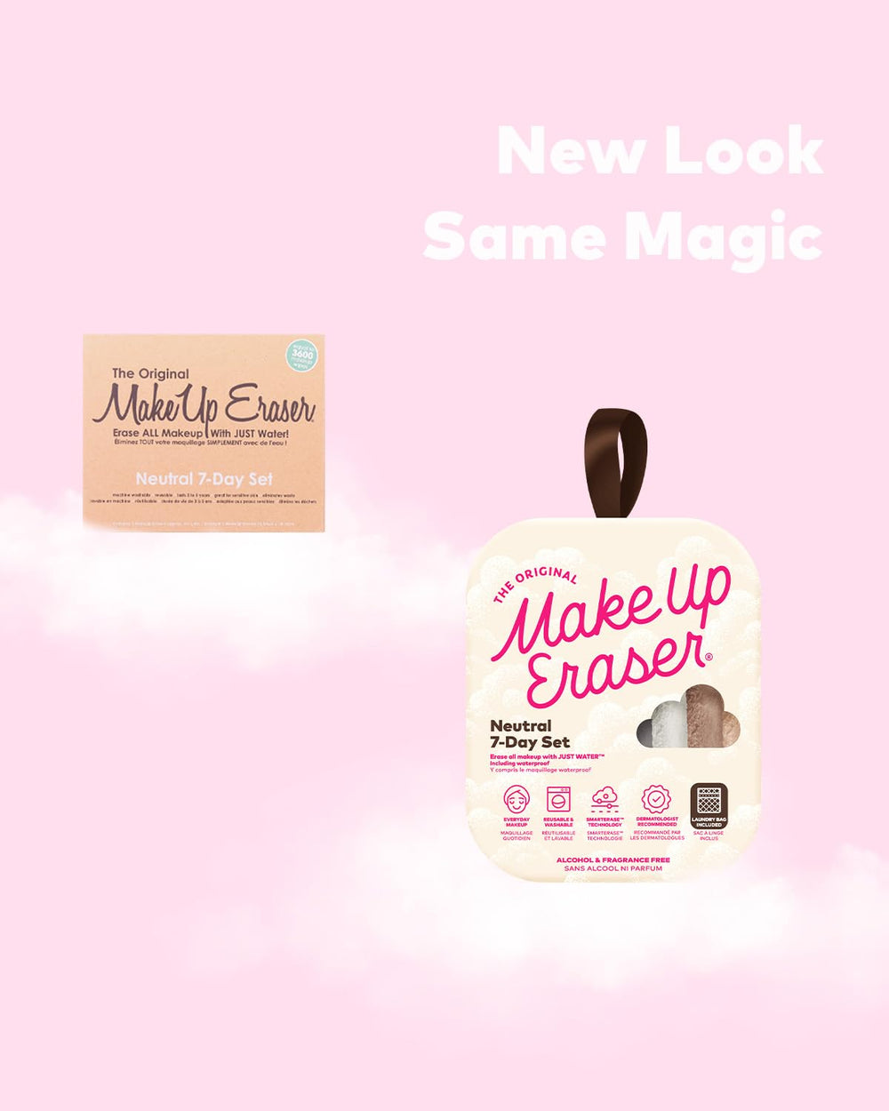 MakeUp Eraser Original Set7: apto para piel sensible, sin irritantes.