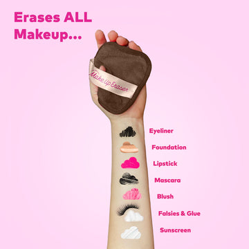 MakeUp Eraser libre de alcohol, suave para piel sensible.