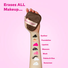 MakeUp Eraser libre de alcohol, suave para piel sensible.
