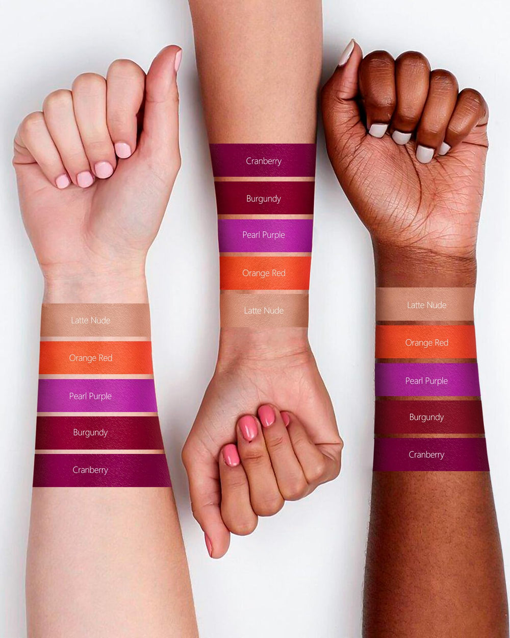 MAKI YIKA Burgundy Lipstick creamy, weightless feel from shea butter.