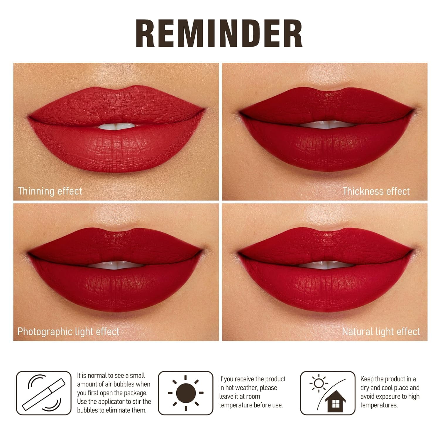 MAKI YIKA Daily wear brown lipstick for home and work