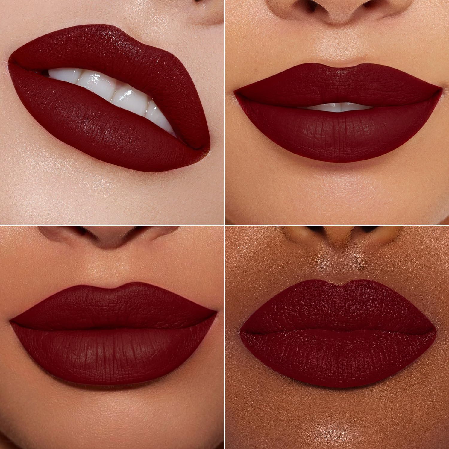 MAKI YIKA Dark Brown Lipstick with shea butter for comfort