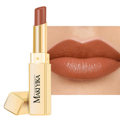 MAKI YIKA MA050 Milk Brown lipstick closeup showing rich hydration