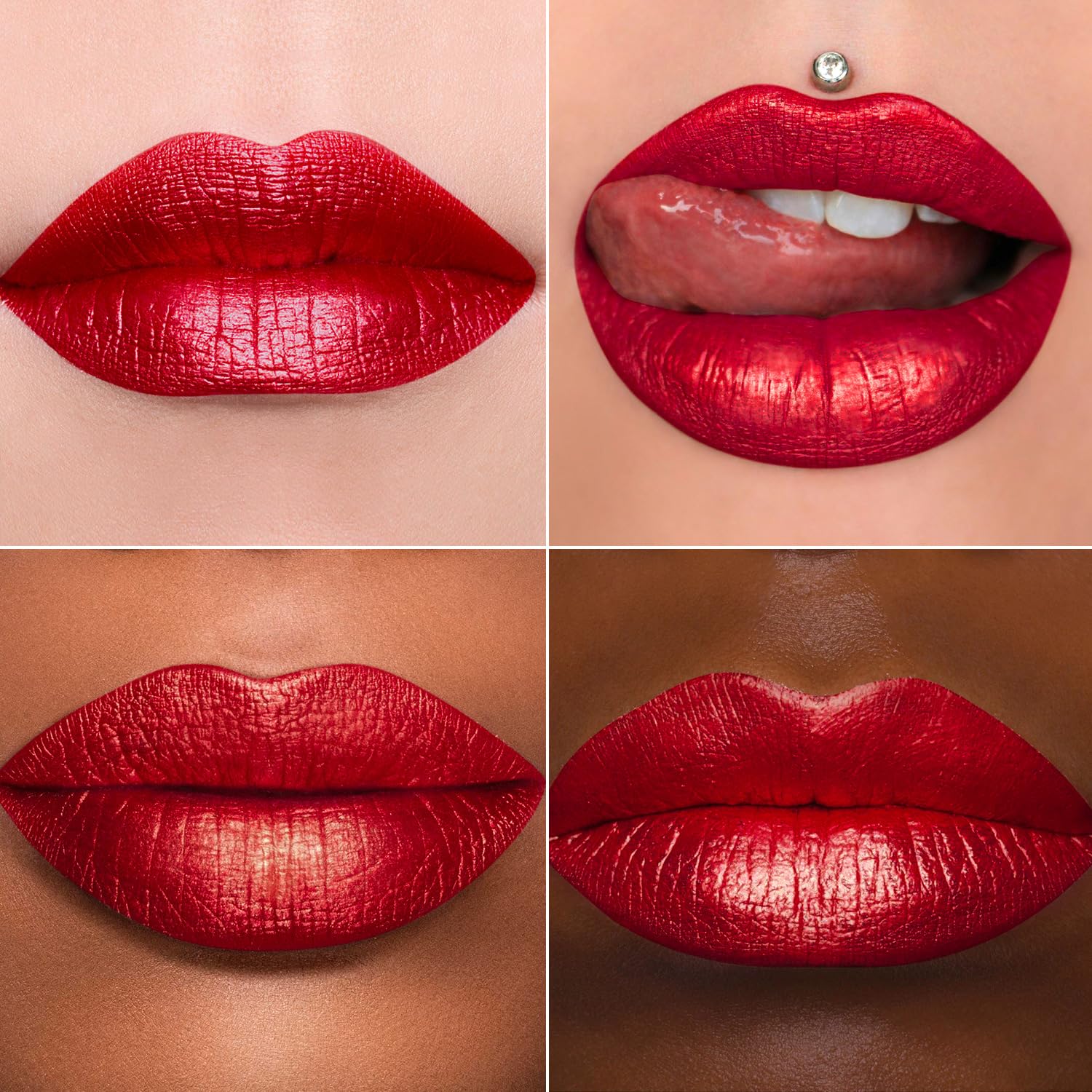MAKI YIKA rouge lèvres metallique, applicateur précis pour couleur intense.