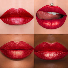 MAKI YIKA rouge lèvres metallique, applicateur précis pour couleur intense.