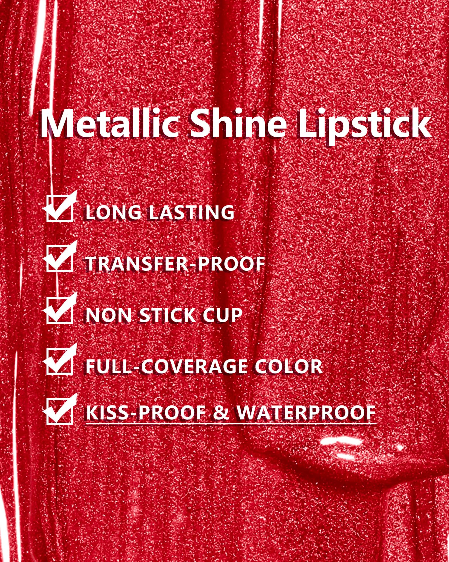 MAKI YIKA rouge lèvres metallique, formule vegan et cruelty-free respectueuse des animaux.