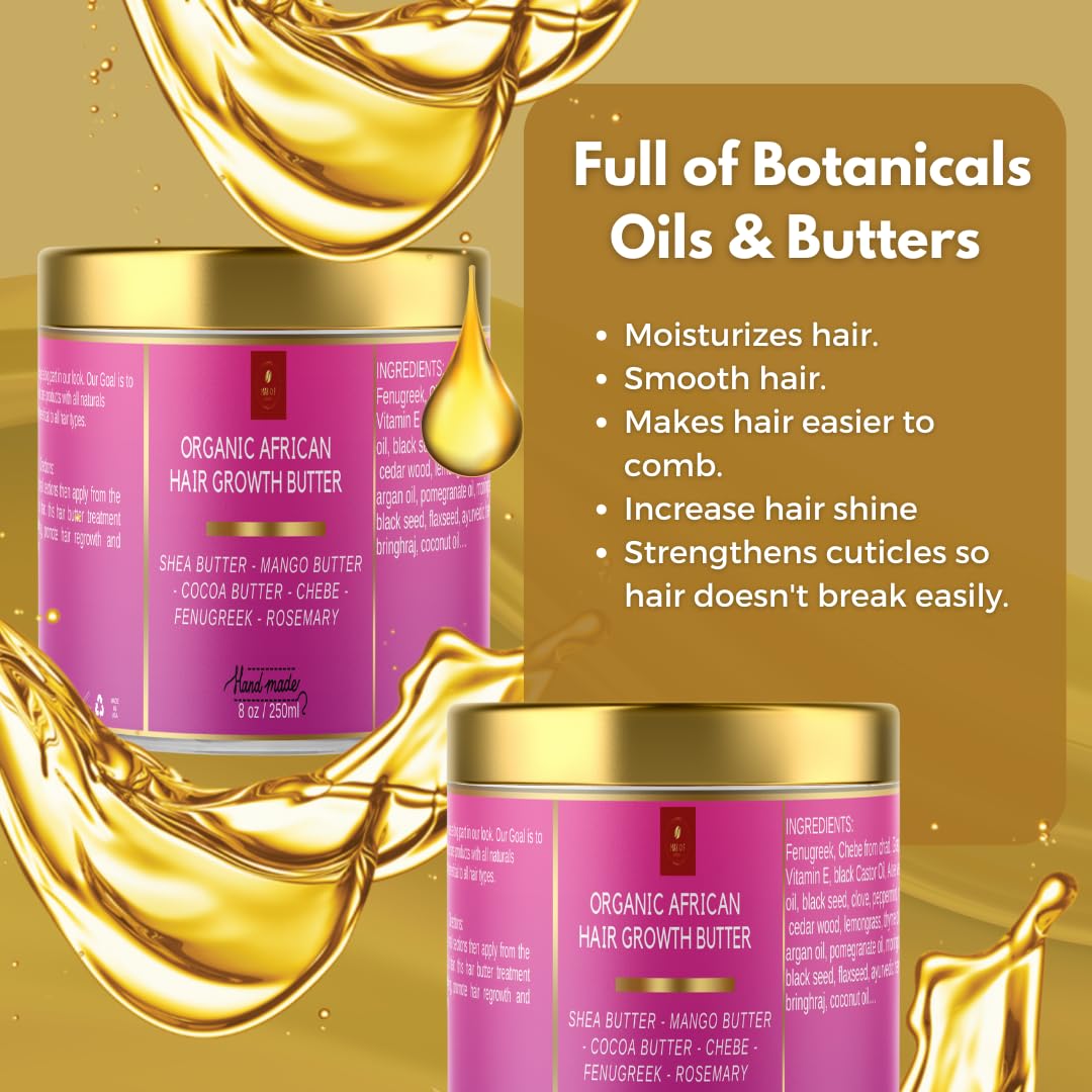 MAKOF BEAUTY Chebe butter libre de sulfatos y aceites minerales.