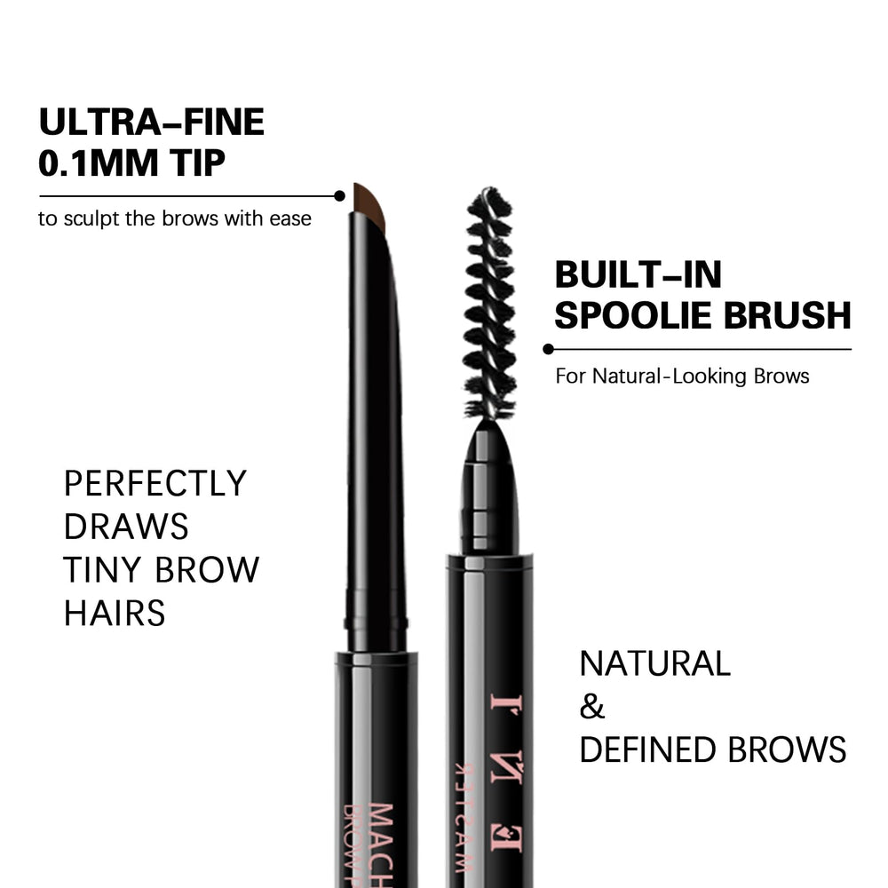 Maksure cejas: doble extremo lápiz-spoolie para definir y difuminar