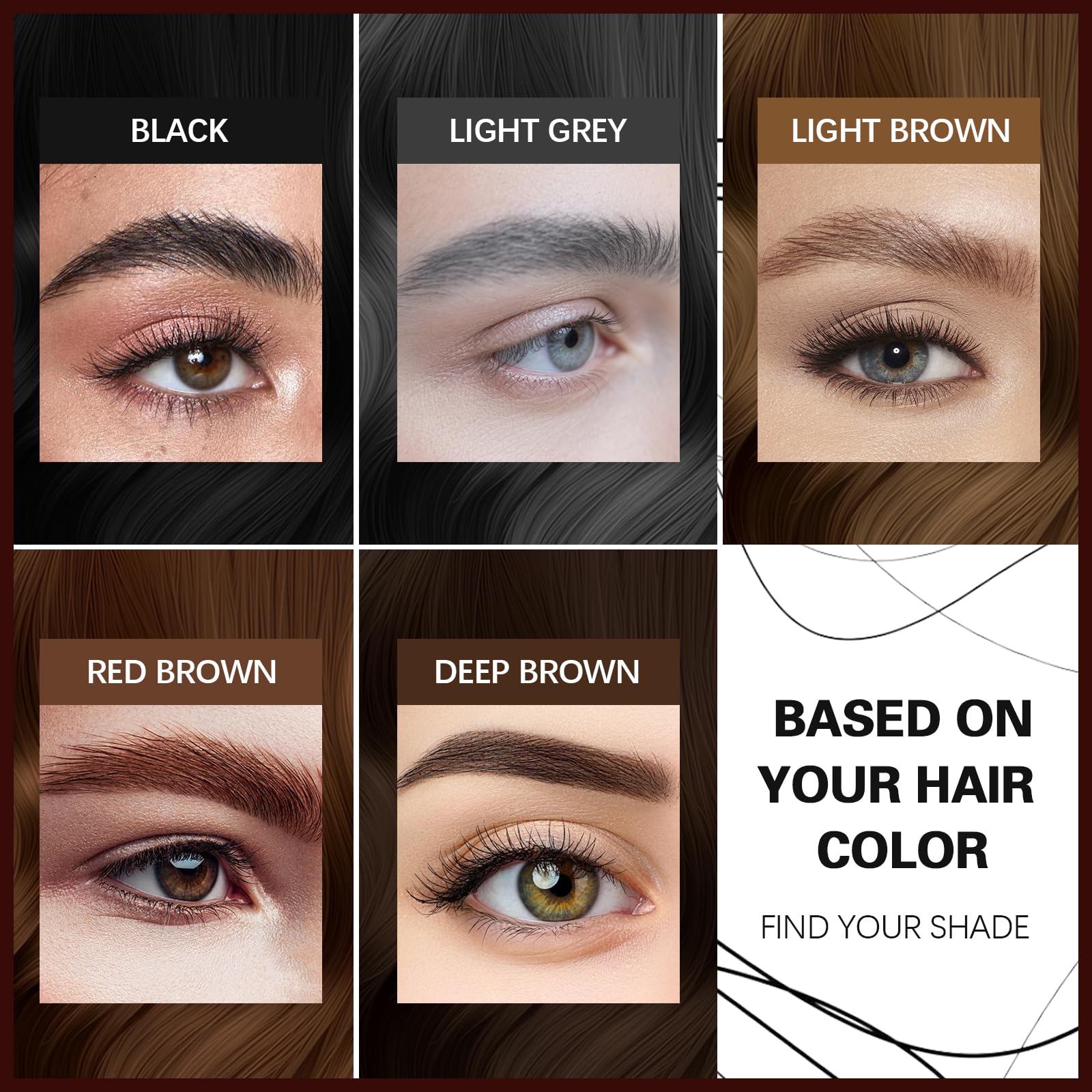 Maksure cejas vegano y libres de crueldad
