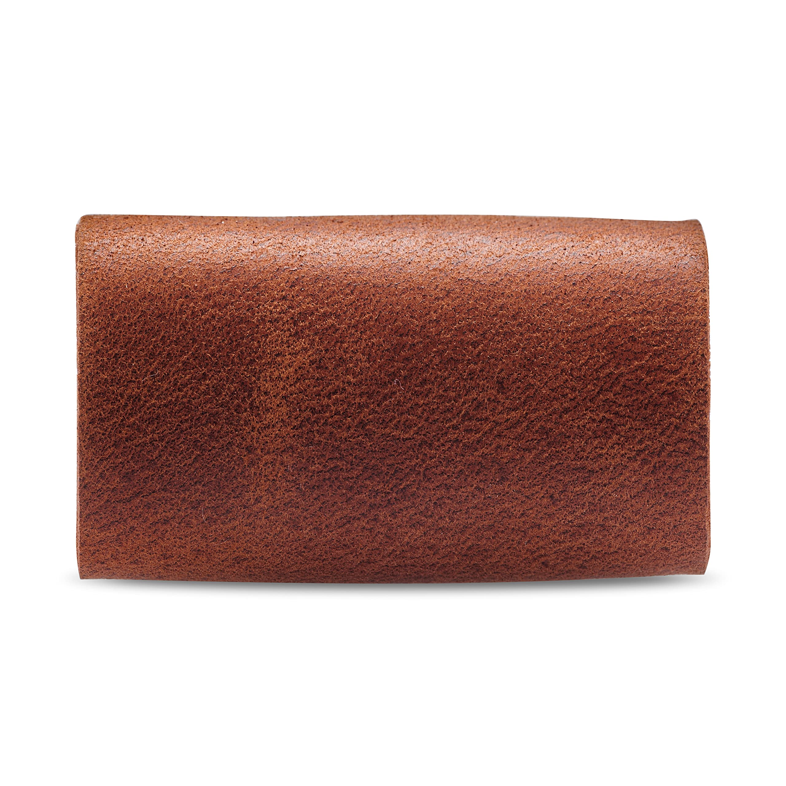 MAKYN diseño lujoso de cuero cognac para afeitado cómodo