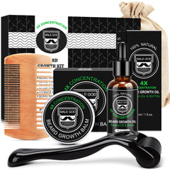 MALE GOD aceite de crecimiento para barba, botella enfocada en hidratación y densidad potencial.