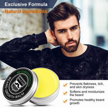 MALE GOD ingredientes premium, combinación nutritiva para barba sana.