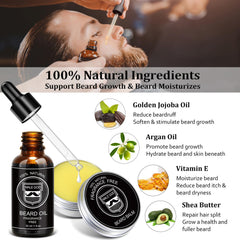 MALE GOD cepillo para barba distribuye aceite y exfolia suave
