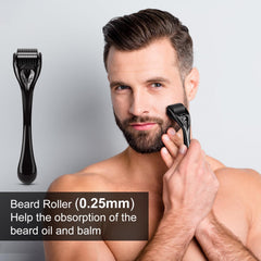 MALE GOD peine para barba de sándalo, dos caras para desenredar sin tirar.