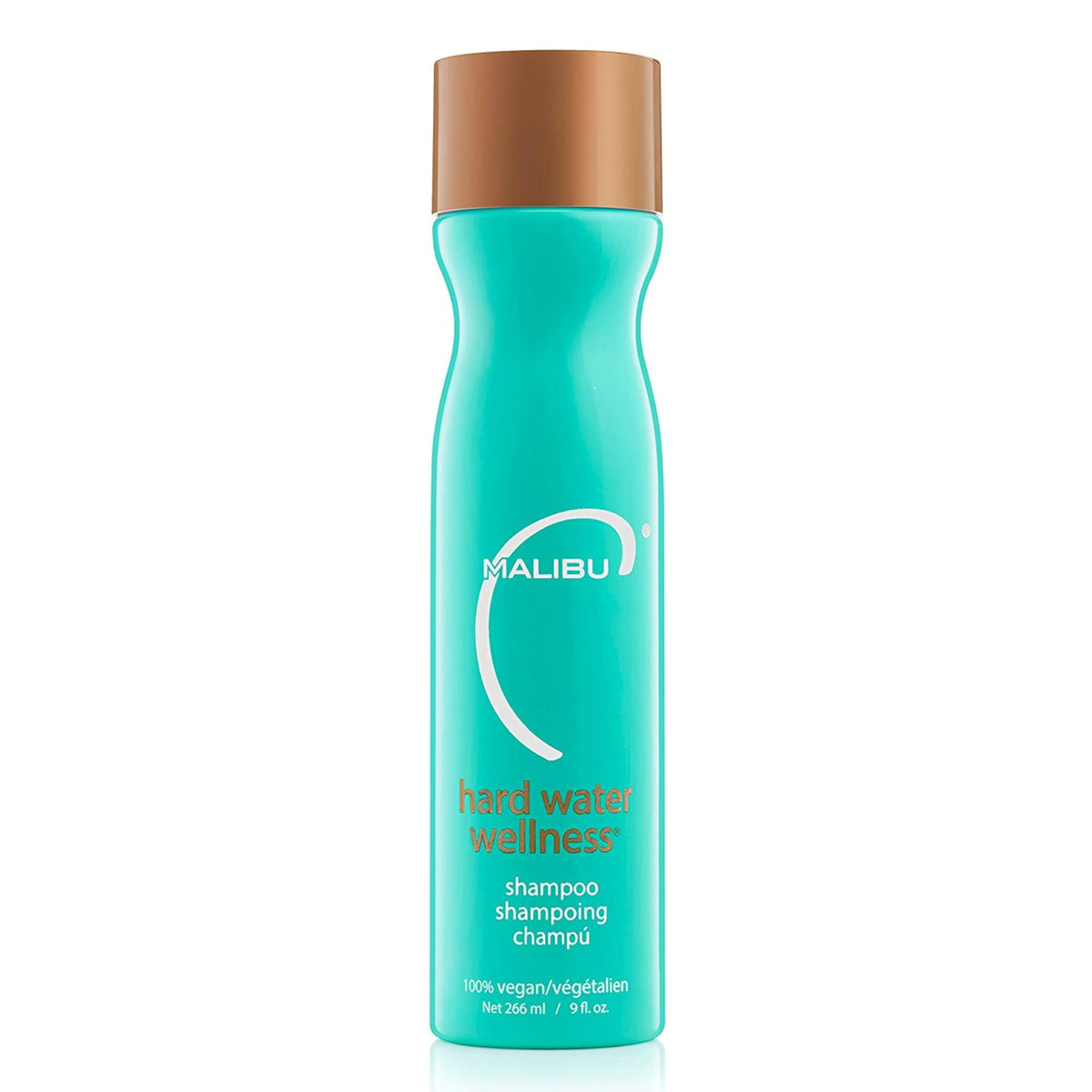 Malibu C Champú Agua Dura, botella: limpieza profunda y protección contra minerales.