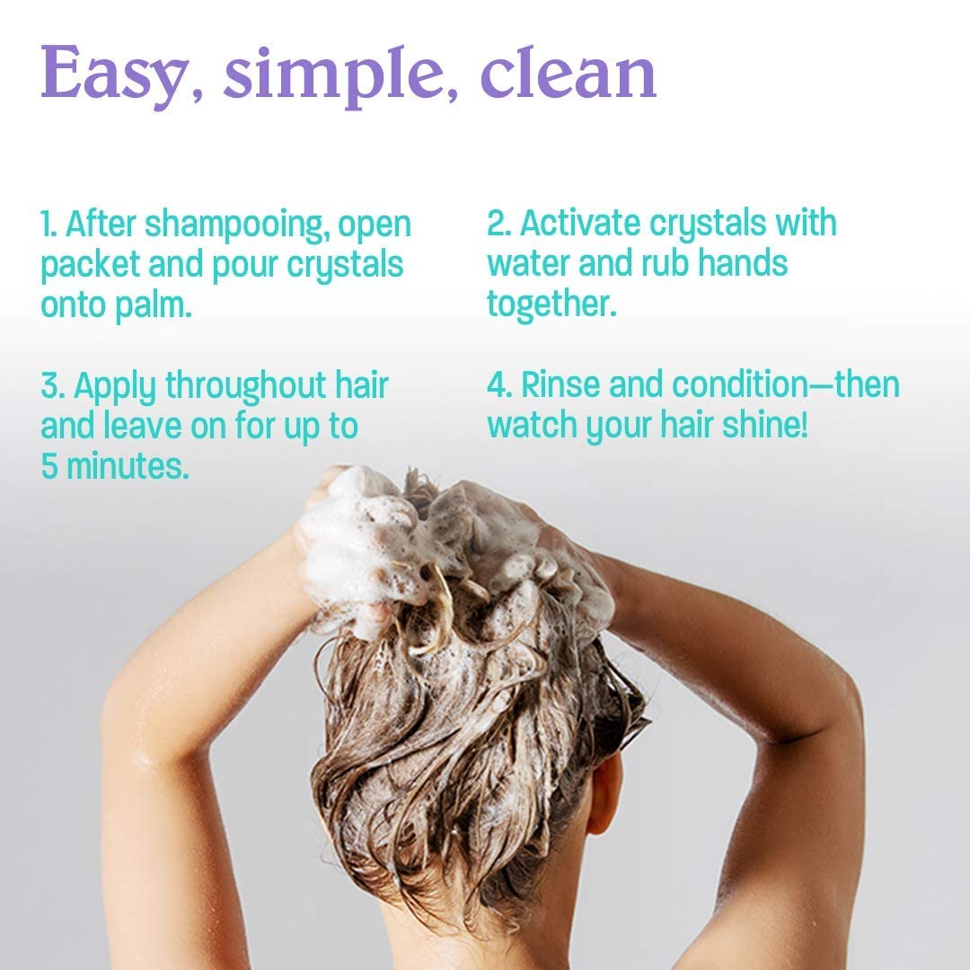 Malibu C Remedio Agua Dura: cabello luciendo brillo tras tratamiento completo.