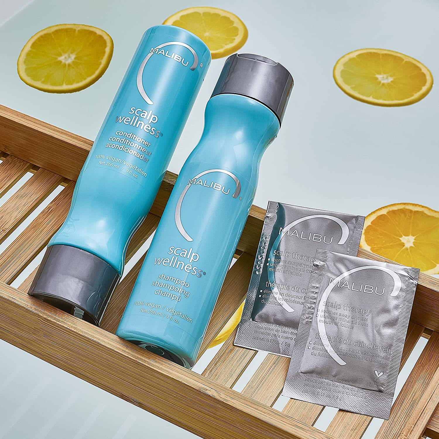 Malibu C Scalp Wellness Shampoo cuidado del cuero cabelludo durante el lavado